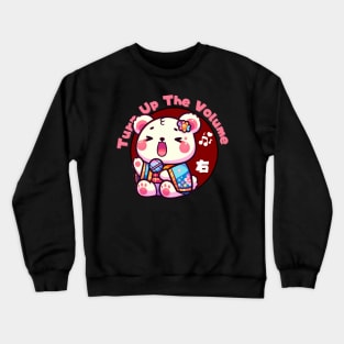 Singing canine Crewneck Sweatshirt